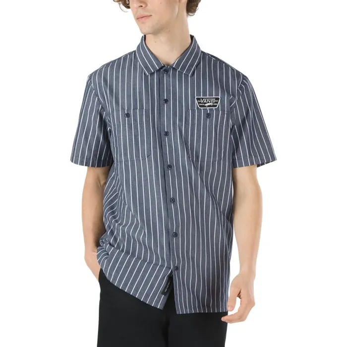 Shirts and Flannels Men Vans Coleman Shirt Dress Blues Stripe