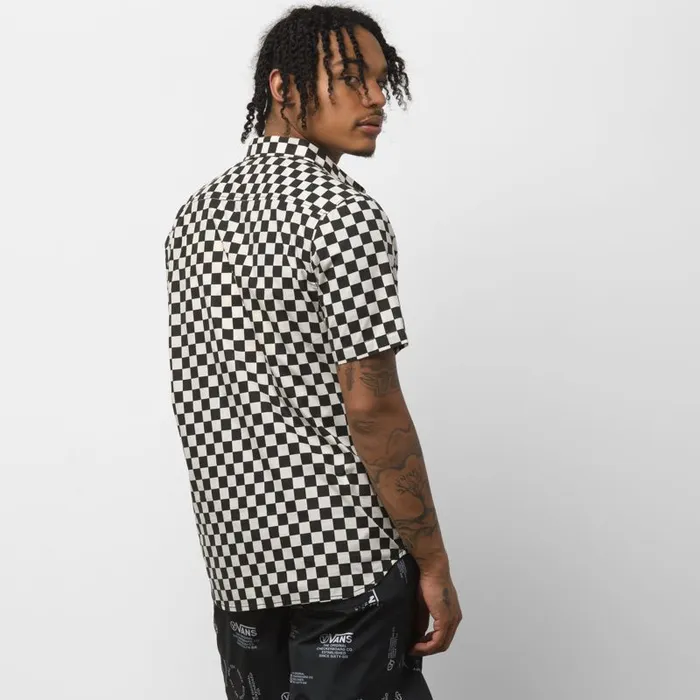 Shirts and Flannels Men Vans Cypress Checker Buttondown Shirt Blackwhitecaps Shirts and Flannels Men Vans Cypress Checker Buttondown Shirt Blackwhitecaps