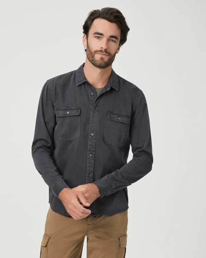 Shirts Men PAIGE Martin Shirt 8211 Vintage Dark Indigo