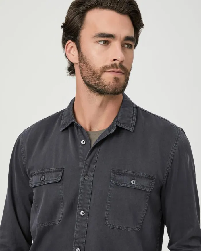 Shirts Men PAIGE Martin Shirt 8211 Vintage Dark Indigo Shirts Men PAIGE Martin Shirt 8211 Vintage Dark Indigo