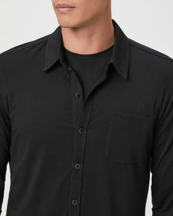 Shirts Men PAIGE Stockton Button Up 8211 Black Shirts Men PAIGE Stockton Button Up 8211 Black