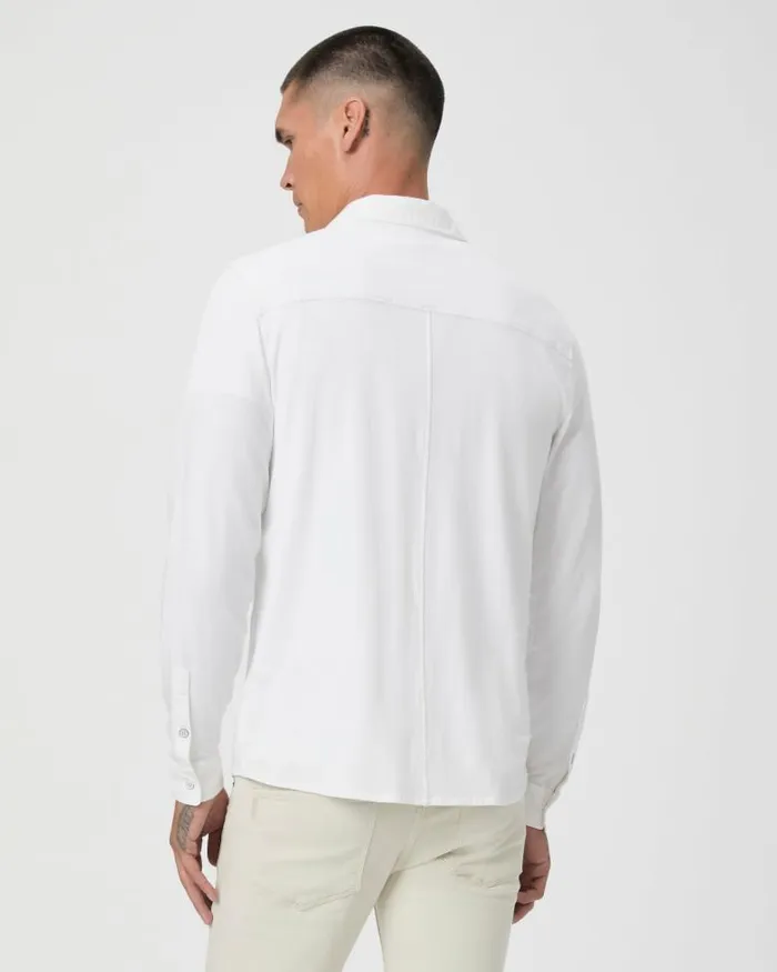 Shirts Men PAIGE Stockton Button Up 8211 Fresh White