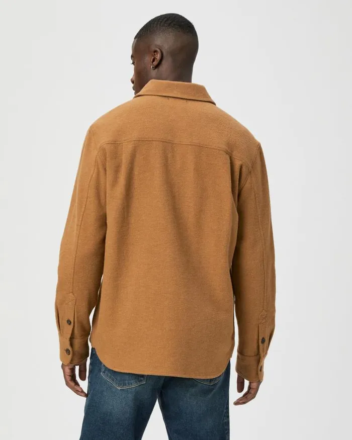 Shirts Men PAIGE Wilbur Overshirt 8211 Golden Oak