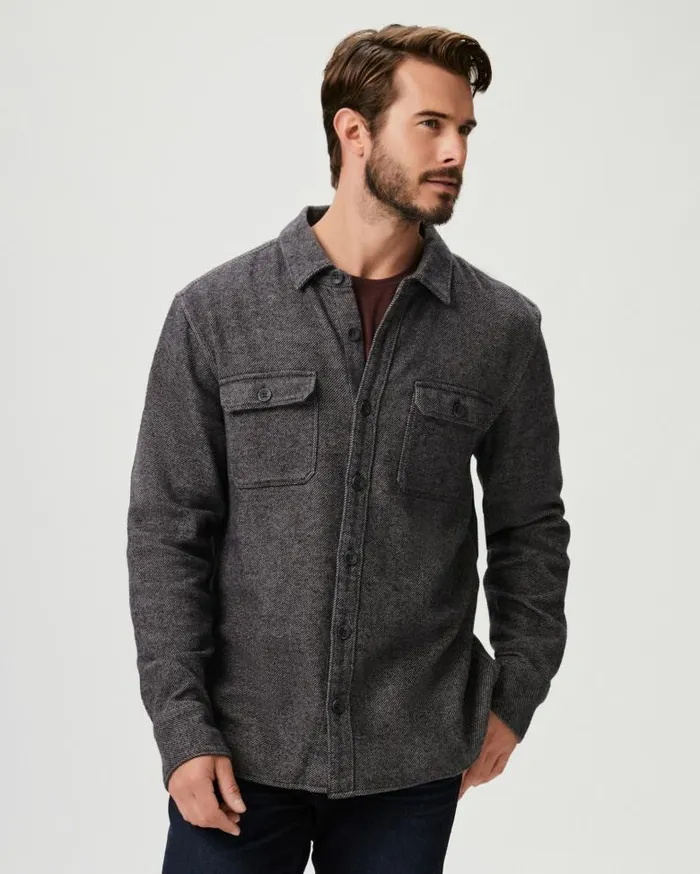 Shirts Men PAIGE Wilbur Overshirt 8211 Sapphire Coast