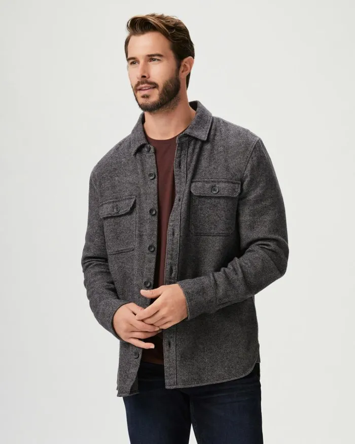 Shirts Men PAIGE Wilbur Overshirt 8211 Sapphire Coast