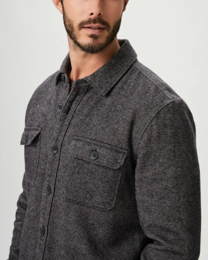 Shirts Men PAIGE Wilbur Overshirt 8211 Sapphire Coast