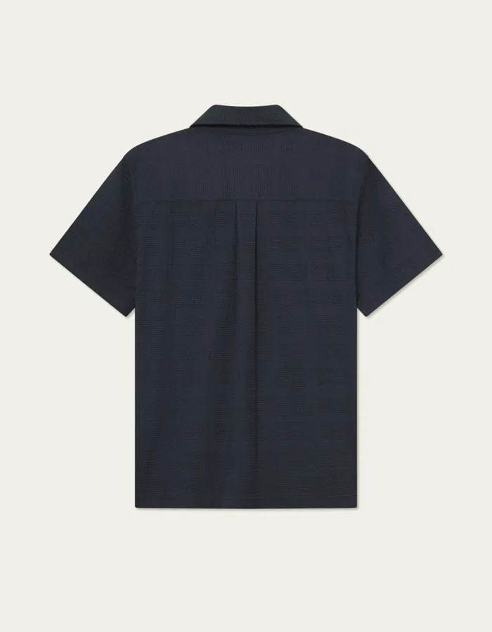 ShirtsOvershirts Men Les Deux Charlie SS Shirt 8211 Dark Navy
