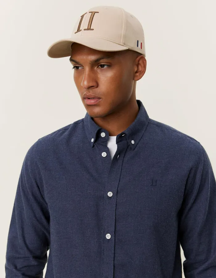 ShirtsOvershirts Men Les Deux Desert Reg Shirt 8211 Dark Navy Melange