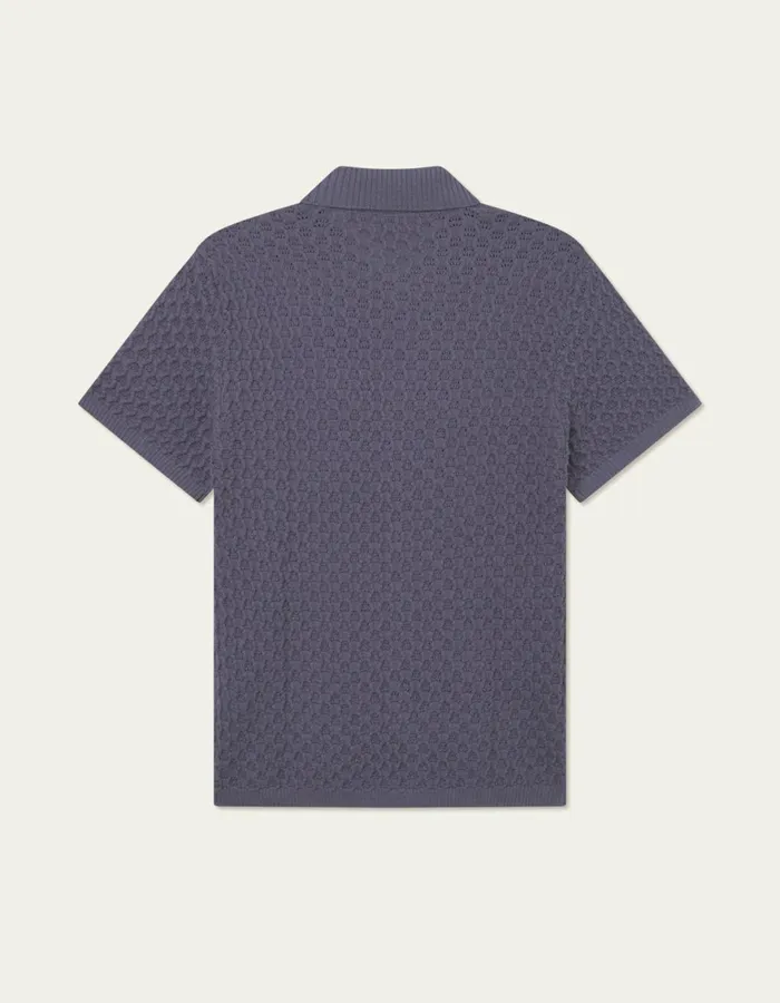 ShirtsOvershirts Men Les Deux Gespertus SS Knit Shirt 8211 Graystone