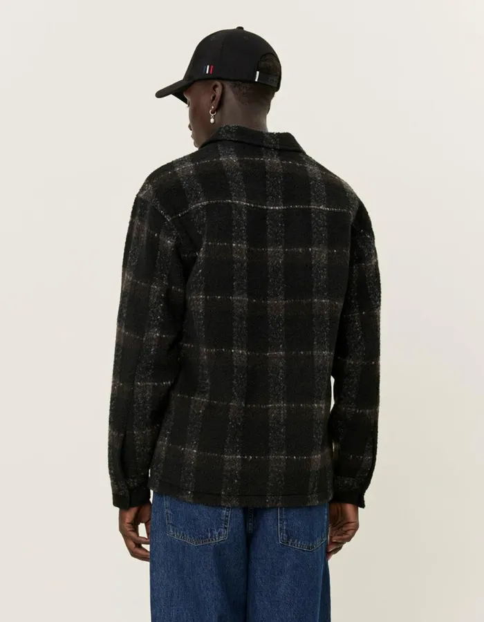 ShirtsOvershirts Men Les Deux Jayce Overshirt 20 8211 BlackCharcoal