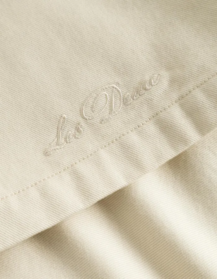 ShirtsOvershirts Men Les Deux Journey Embroidery Overshirt 8211 Ivory