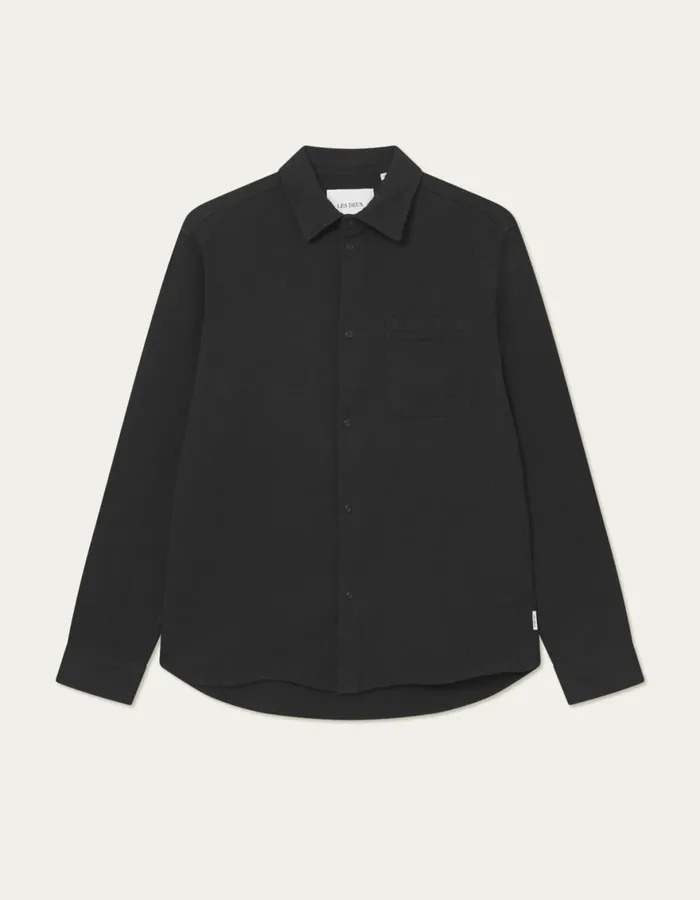 ShirtsOvershirts Men Les Deux Kash Shirt 8211 BlackBlack