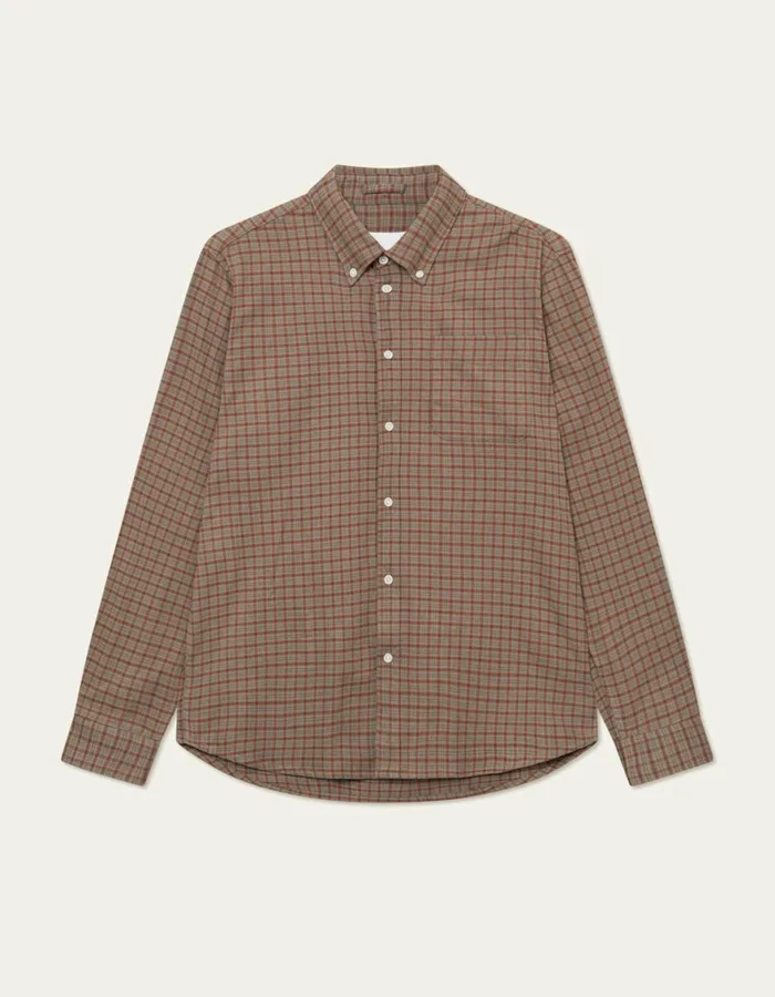 ShirtsOvershirts Men Les Deux Kent Check Shirt 20 8211 Desert TaupeArabian Spice ShirtsOvershirts Men Les Deux Kent Check Shirt 20 8211 Desert TaupeArabian Spice
