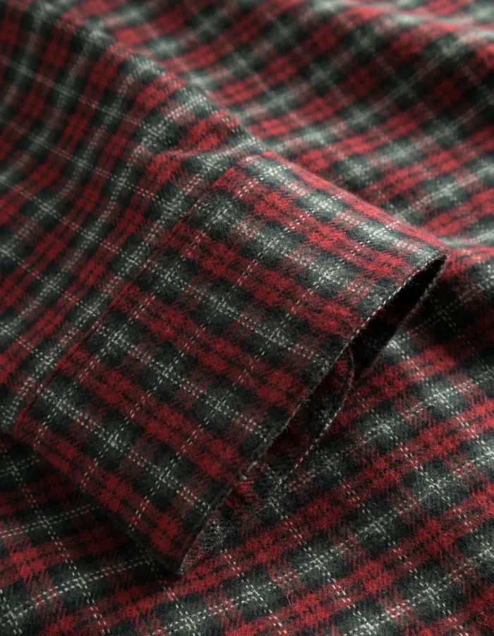 ShirtsOvershirts Men Les Deux Kent Check Shirt 20 8211 RedBlack