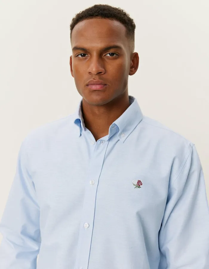 ShirtsOvershirts Men Les Deux Kent Oxford Shirt 20 8211 Light Blue
