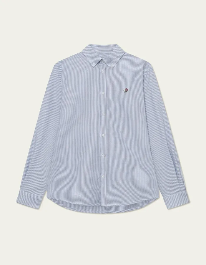 ShirtsOvershirts Men Les Deux Kent Oxford Shirt 20 8211 Light BlueWhite