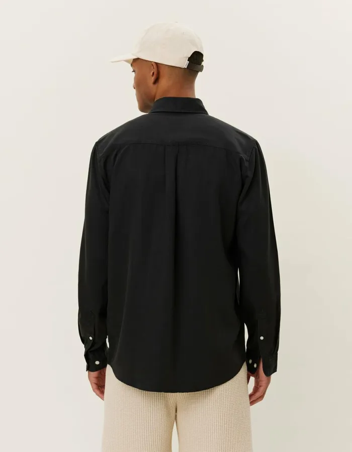 ShirtsOvershirts Men Les Deux Kent Tencel Shirt 8211 BlackBlack
