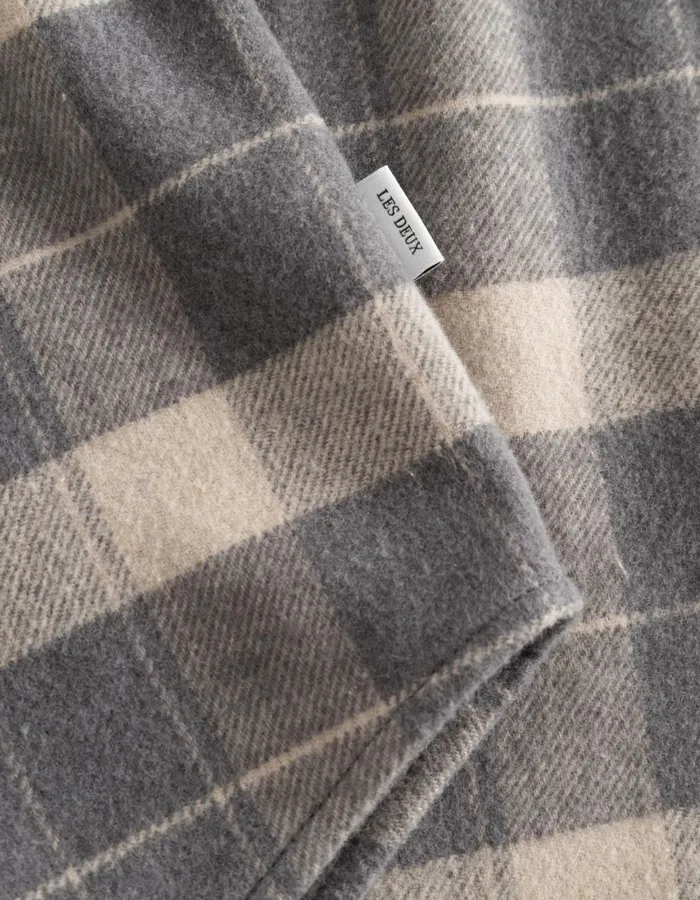ShirtsOvershirts Men Les Deux Lennon Flannel Check Overshirt 8211 ExcaliburRaven