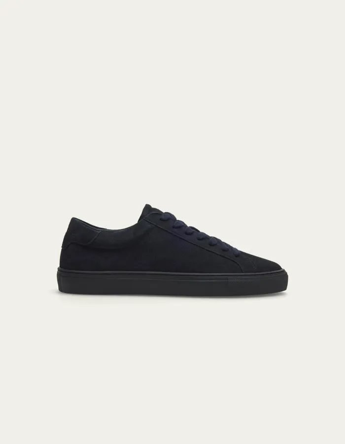Shoes Men Les Deux Teddy Suede Sneaker 8211 Dark Navy