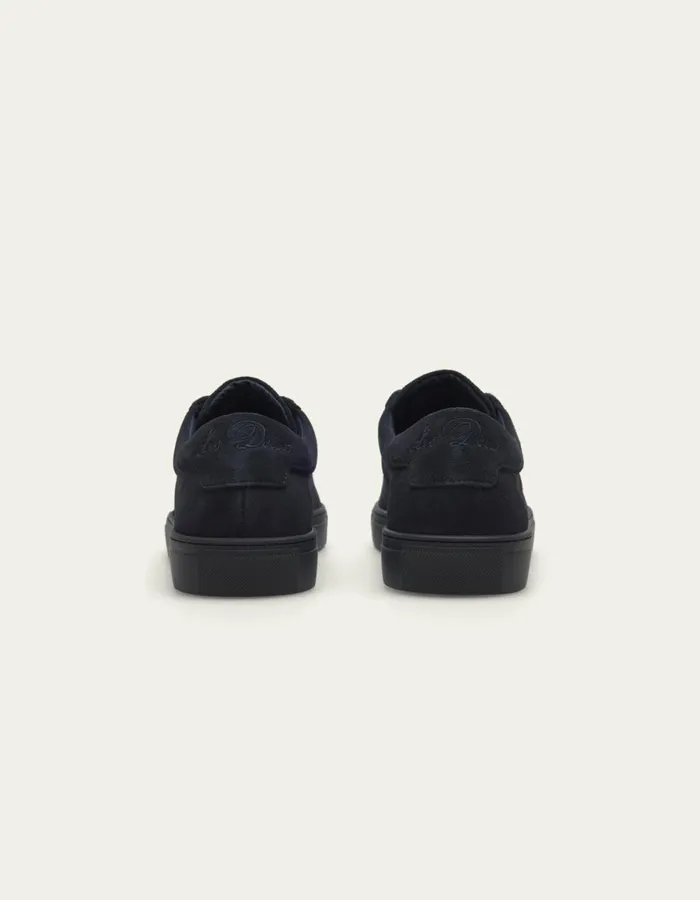 Shoes Men Les Deux Teddy Suede Sneaker 8211 Dark Navy