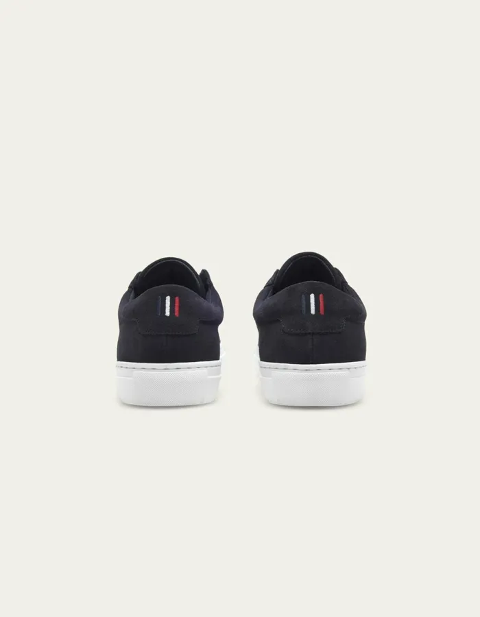 Shoes Men Les Deux Theodor Suede Sneaker 8211 Dark Navy