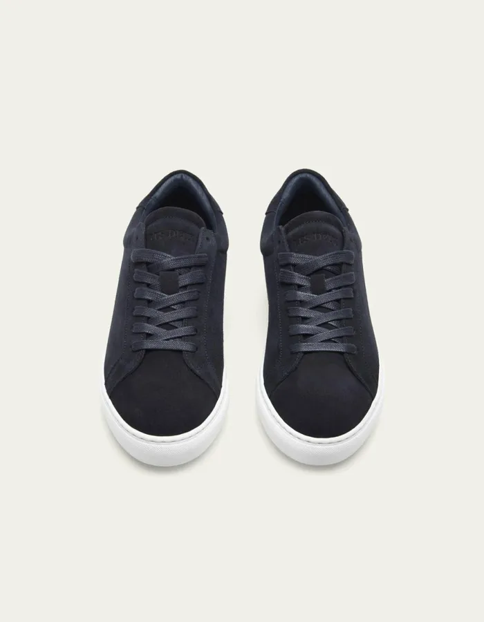 Shoes Men Les Deux Theodor Suede Sneaker 8211 Dark Navy