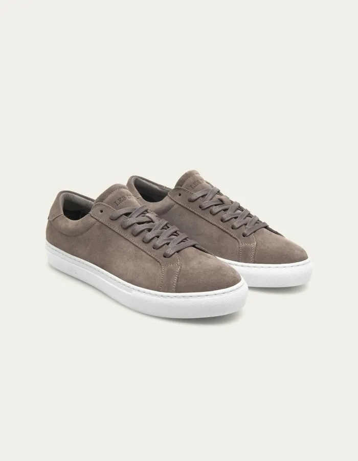 Shoes Men Les Deux Theodor Suede Sneaker 8211 Dove Grey