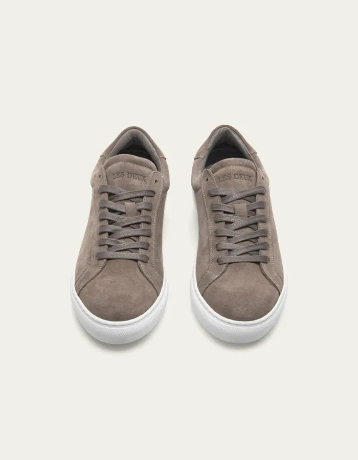 Shoes Men Les Deux Theodor Suede Sneaker 8211 Dove Grey
