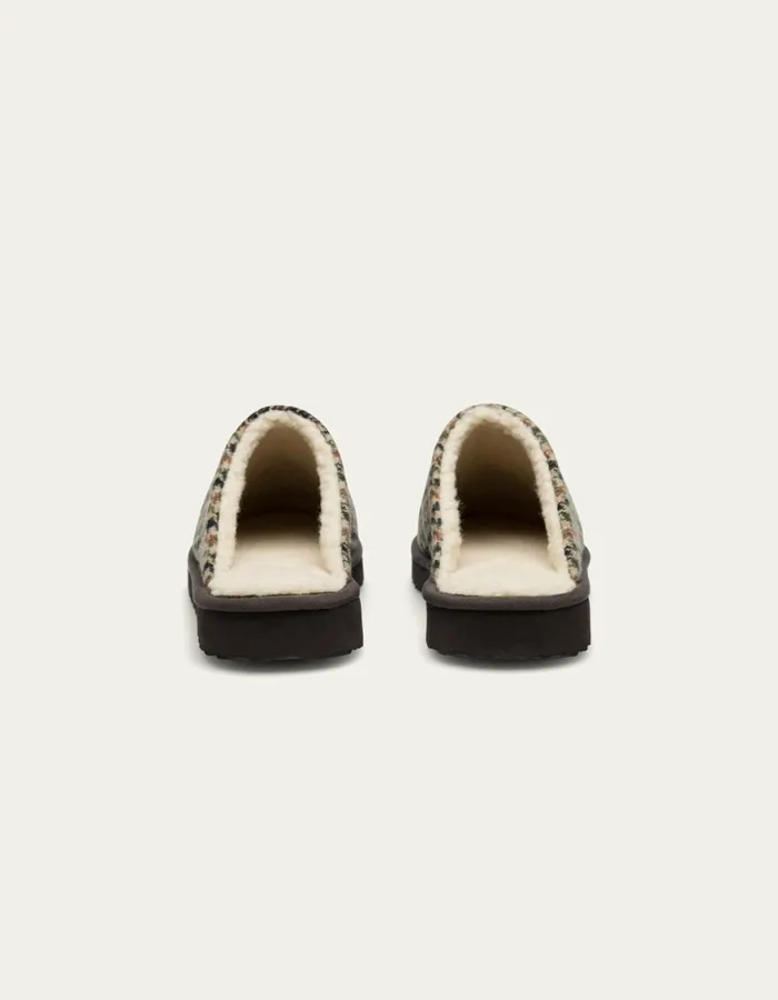 Shoes Men Les Deux Truman Houndstooth Padded Slipper 8211 Warm SandBlack