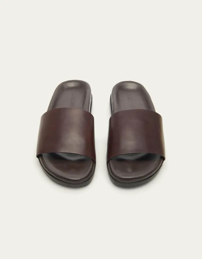 Shoes Men Les Deux Wilbur Leather Sandal 8211 Brown