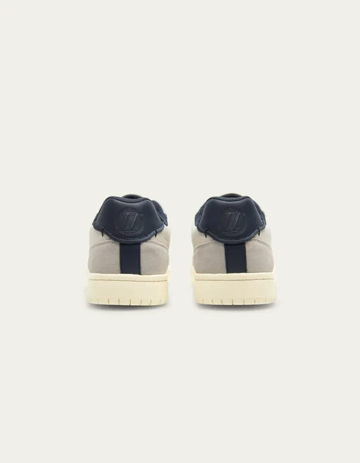 Shoes Men Les Deux Wolfe Grainy Contrast Sneaker 8211 Vintage WhiteDark Navy