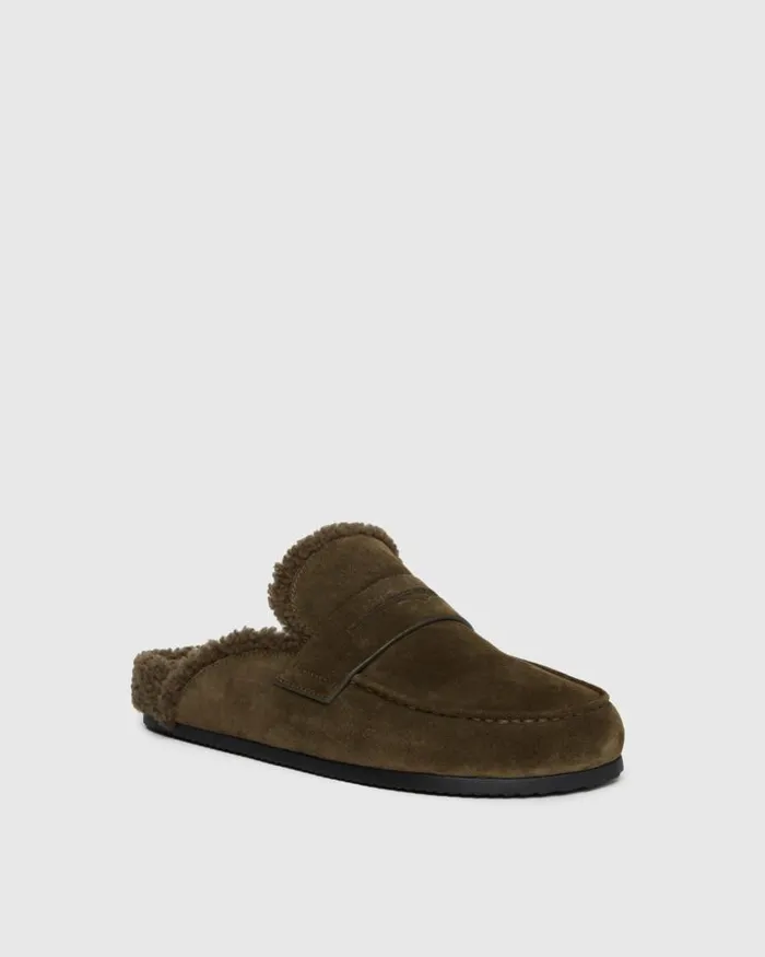 Shoes Men PAIGE Wynn Loafer 8211 Army Suede Shoes Men PAIGE Wynn Loafer 8211 Army Suede