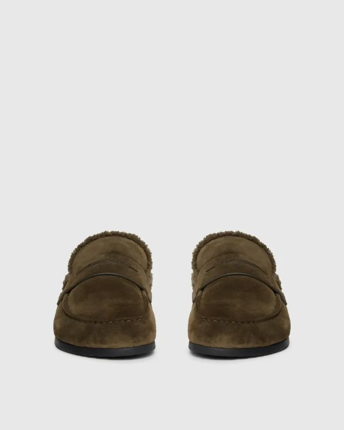 Shoes Men PAIGE Wynn Loafer 8211 Army Suede Shoes Men PAIGE Wynn Loafer 8211 Army Suede