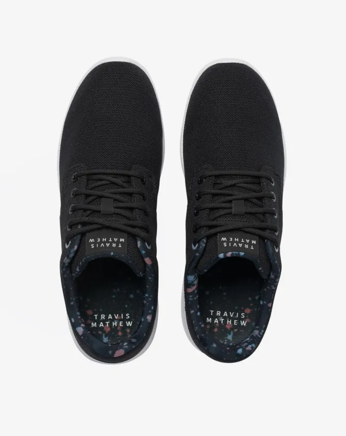 Shoes THE DAILY 2 KNIT PRINT SHOE Blacksplatter TravisMathew Casual Shoes