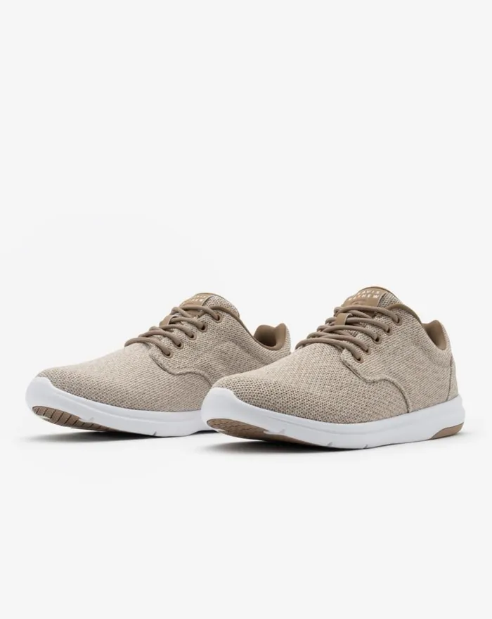 Shoes THE DAILY 2 KNIT SHOE Heather Natural TravisMathew Casual Shoes
