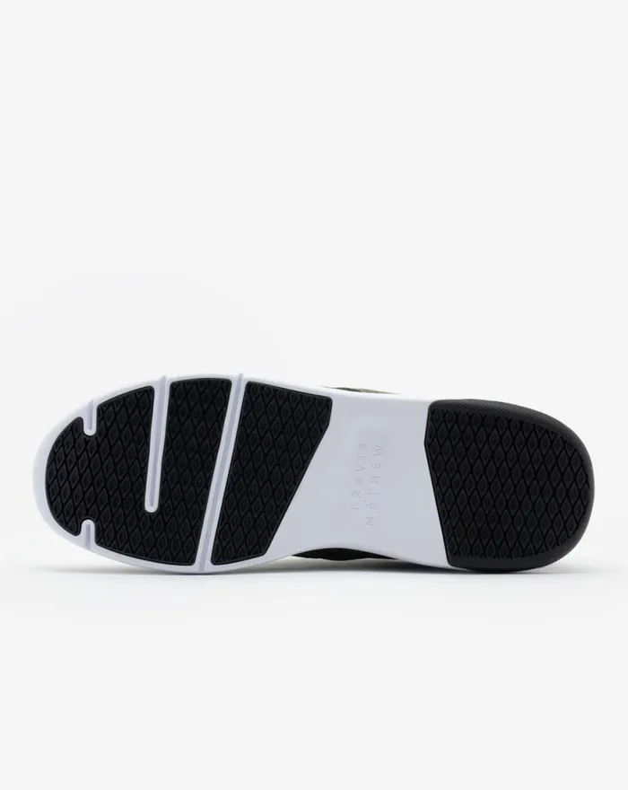 Shoes THE DAILY 2 WOVEN SHOE Olive Green TravisMathew Casual Shoes