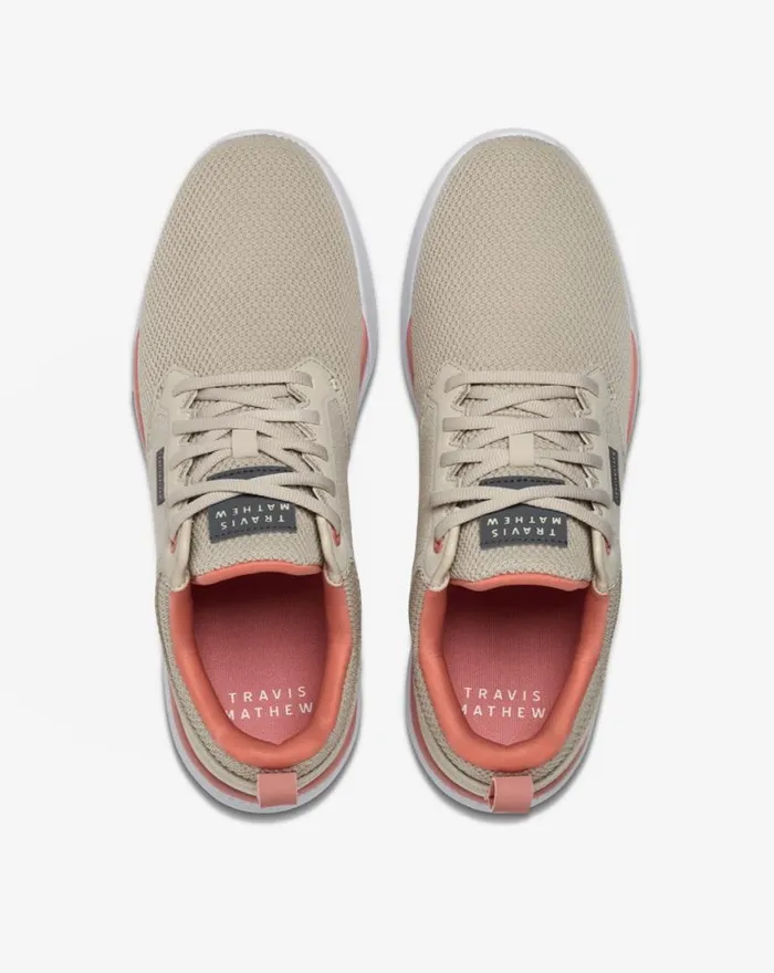 Shoes THE DAILY PRO HYBRID SHOE Moonbeam TravisMathew Casual Shoes