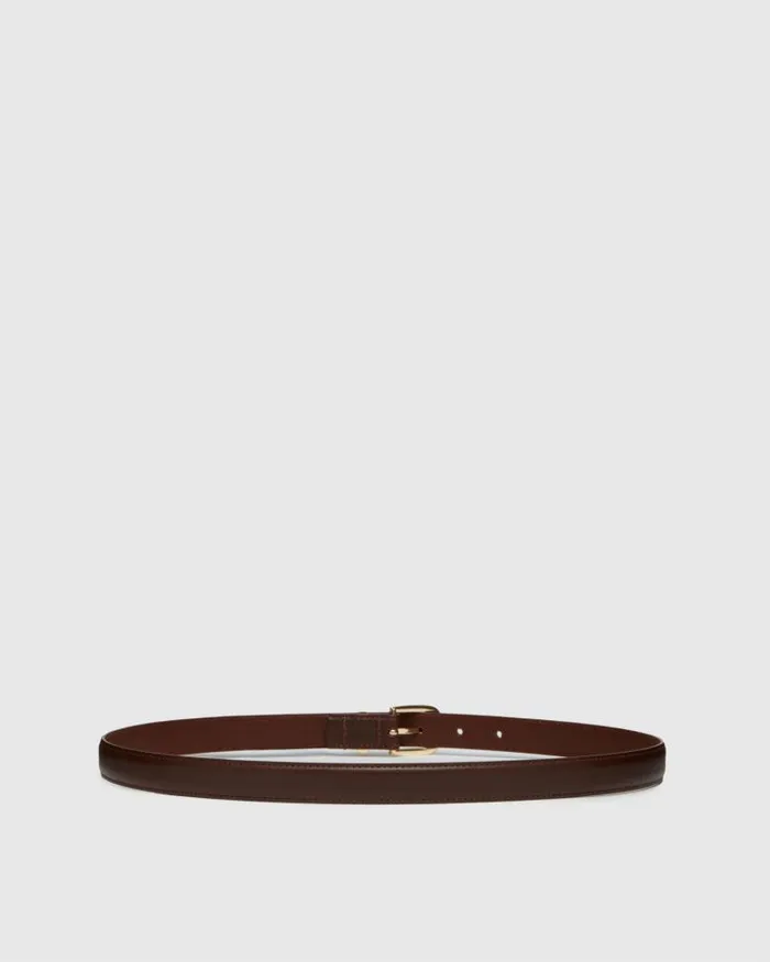 Shop Belts Women PAIGE Exclusive Ingrid Belt 8211 Mahogany Leather Shop Belts Women PAIGE Exclusive Ingrid Belt 8211 Mahogany Leather