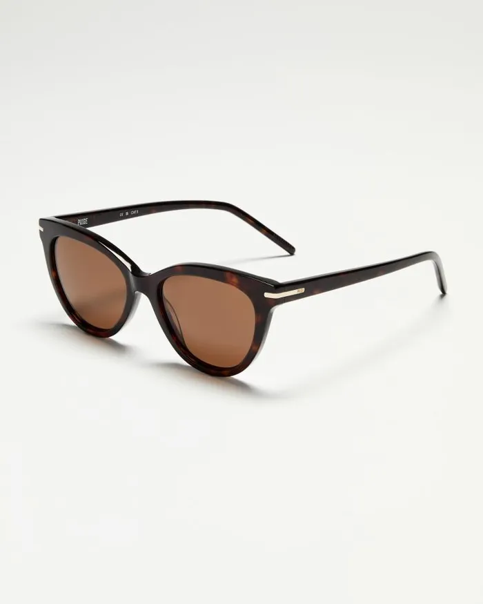 Shop Sunglasses Women PAIGE Micah Sunglasses 8211 Tortoise