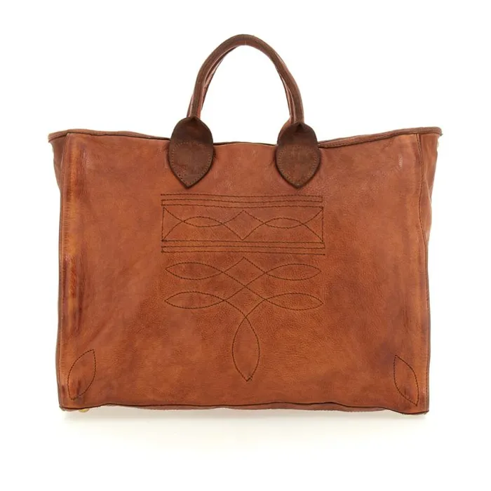ShoppersTote Bags Women Campomaggi Agata Cognac