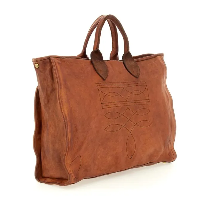 ShoppersTote Bags Women Campomaggi Agata Cognac ShoppersTote Bags Women Campomaggi Agata Cognac