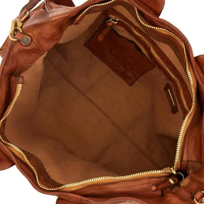 ShoppersTote Bags Women Campomaggi Agata Cognac ShoppersTote Bags Women Campomaggi Agata Cognac