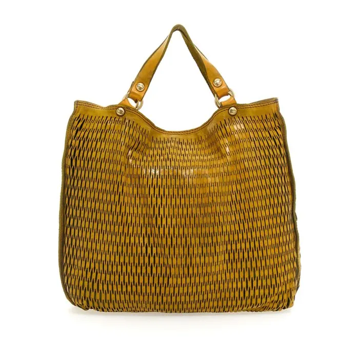 ShoppersTote Bags Women Campomaggi Mangrovia Yellow