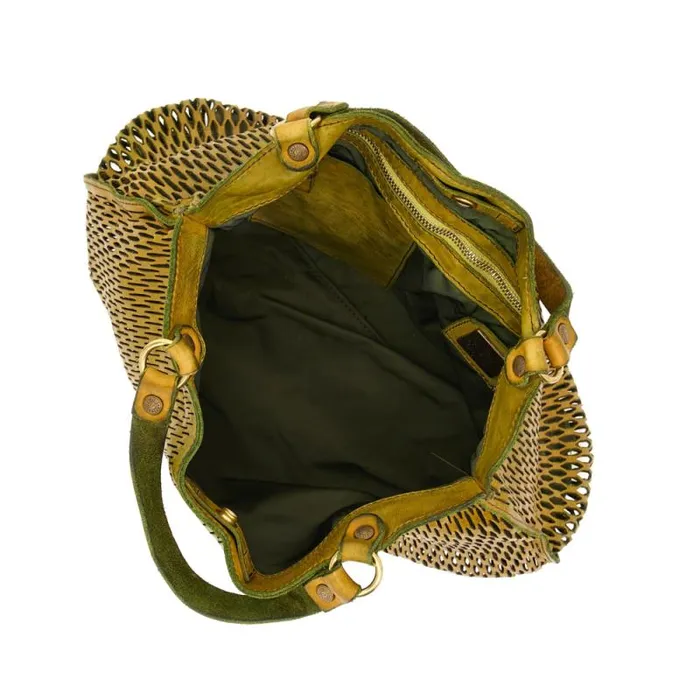 ShoppersTote Bags Women Campomaggi Mangrovia Yellow ShoppersTote Bags Women Campomaggi Mangrovia Yellow