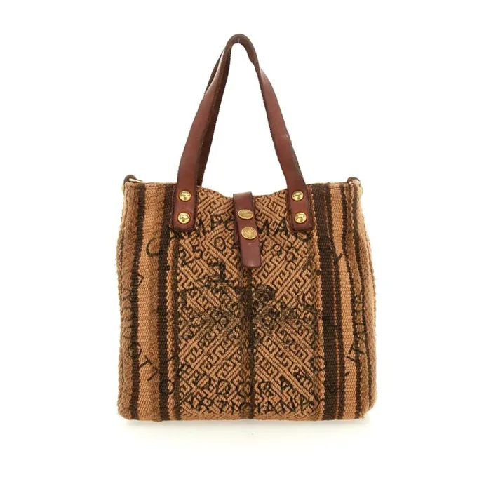ShoppersTote Bags WomenMen Campomaggi Marmo Brown