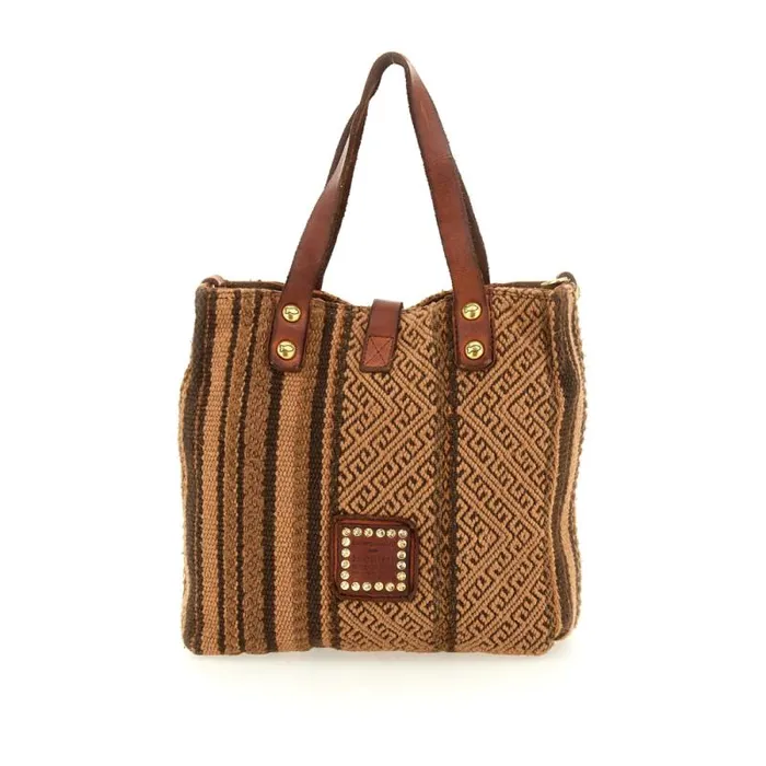 ShoppersTote Bags WomenMen Campomaggi Marmo Brown ShoppersTote Bags WomenMen Campomaggi Marmo Brown