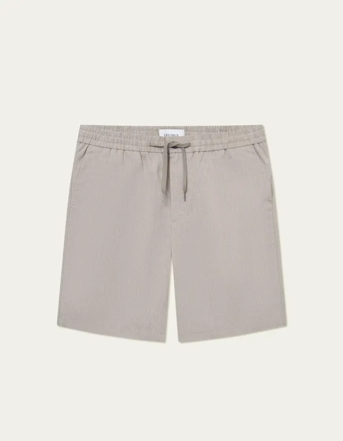 Shorts Men Les Deux Como Slub Drawstring Shorts 8211 Light Sand