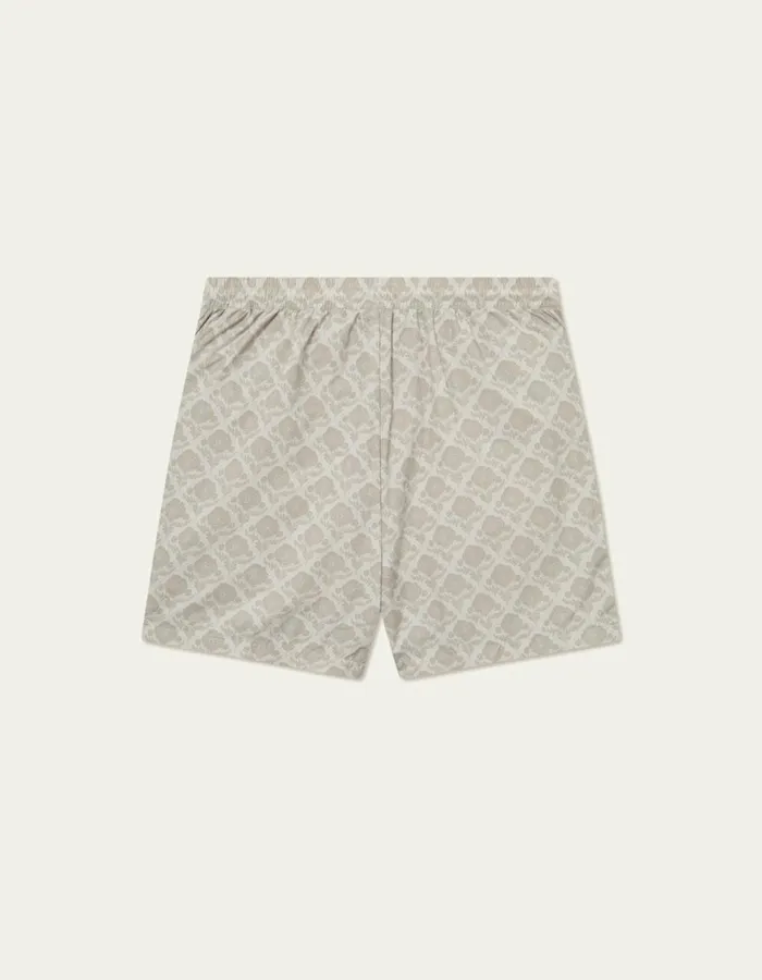 Shorts Men Les Deux Flower Tile Track Shorts 8211 Light SandDark Sand