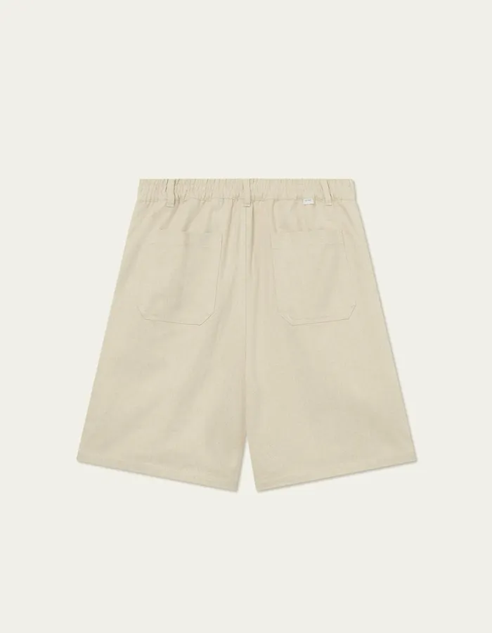 Shorts Men Les Deux Johnny Casual Slub Twill Shorts 8211 Ivory