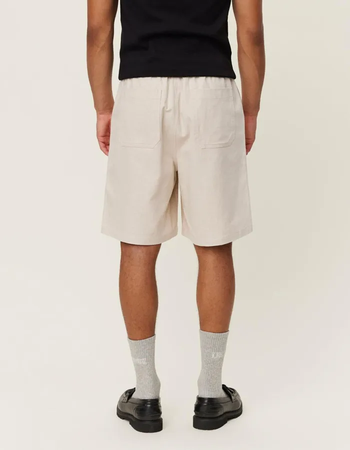 Shorts Men Les Deux Johnny Casual Slub Twill Shorts 8211 Ivory